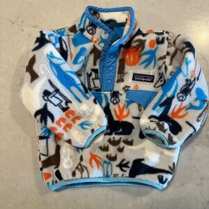 Kids 12-19m Patagonia Multicolor Fleece Pullover